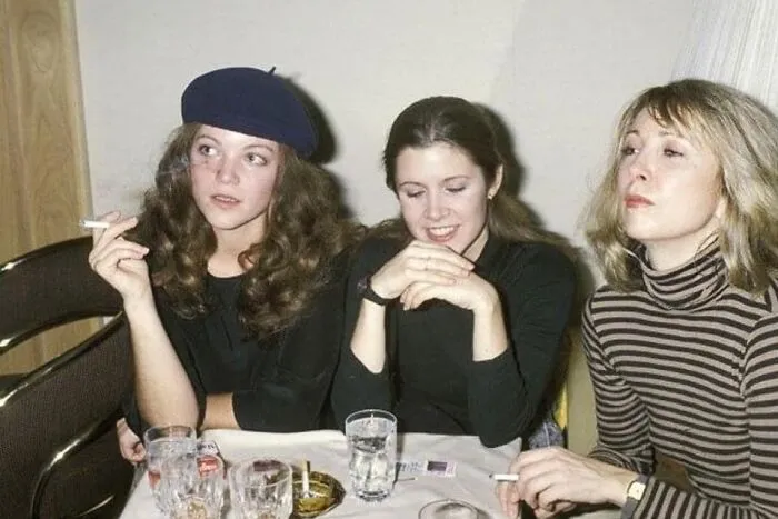 Amy Irving, Carrie Fisher And Teri Garr At A Thanksgiving Party, 1977
