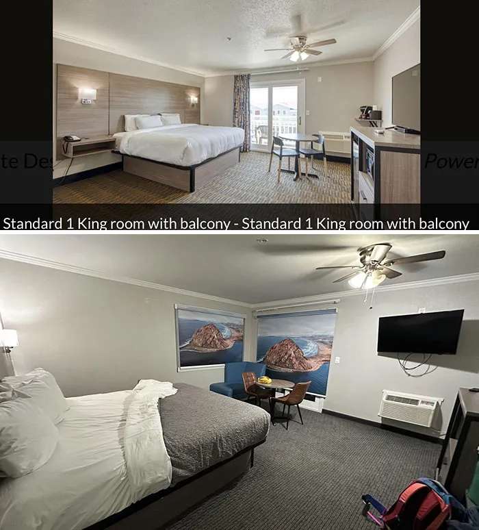 Supposed Romantic Beachside Hotel Room