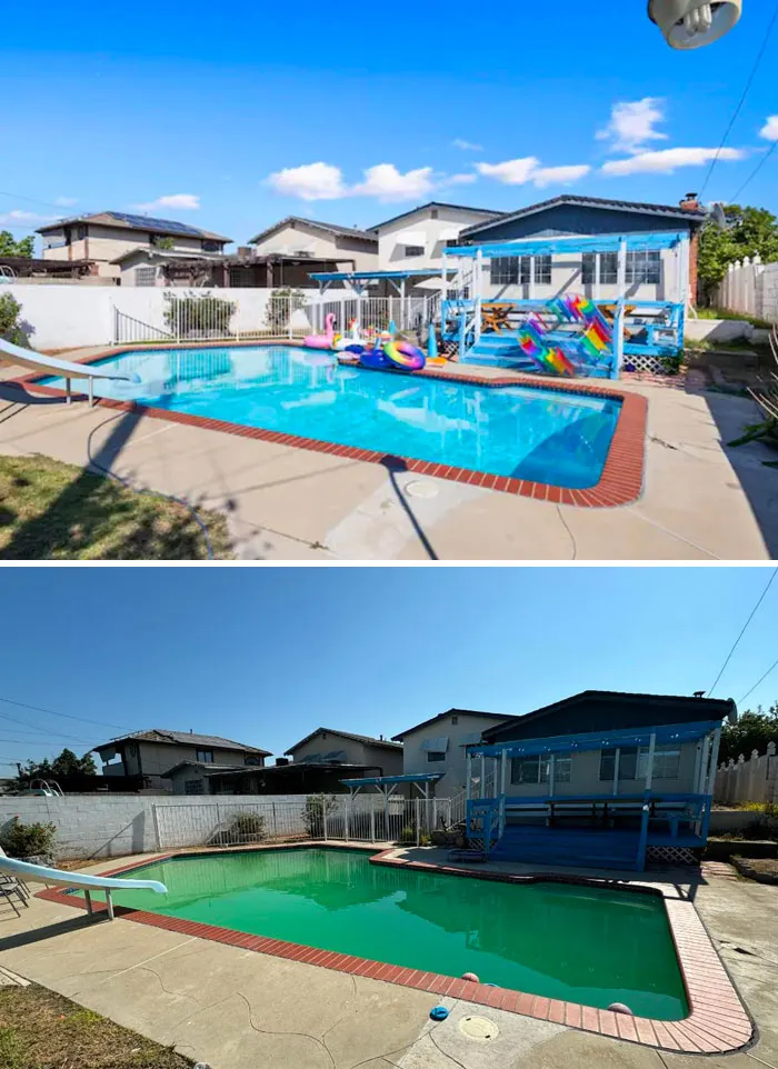 Airbnb Expectations vs. Reality. Host Doesn’t Care About Resolving The Issue And Says The Pool Was Just Cleaned