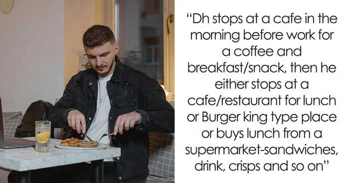 Lady Upset That She Survives On Basics While Hubby Splurges Away On Daily Lunches And Coffee