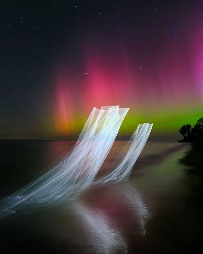 Surreal Landscapes Lit By Drones: 24 Photographs By Reuben Wu