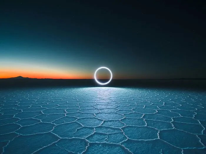 Surreal Landscapes Lit By Drones: 24 Photographs By Reuben Wu