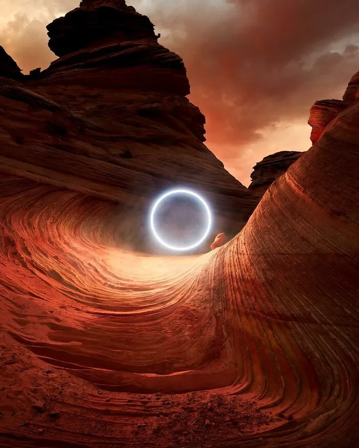 Surreal Landscapes Lit By Drones: 24 Photographs By Reuben Wu