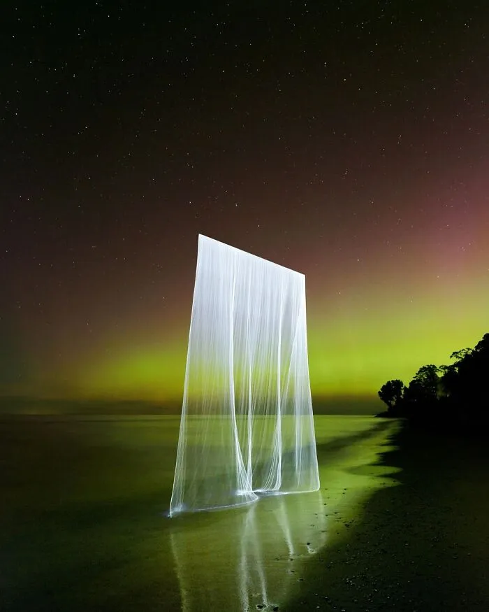 Surreal Landscapes Lit By Drones: 24 Photographs By Reuben Wu