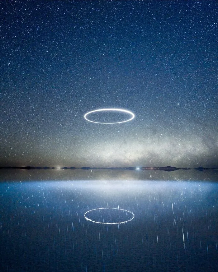 Surreal Landscapes Lit By Drones: 24 Photographs By Reuben Wu