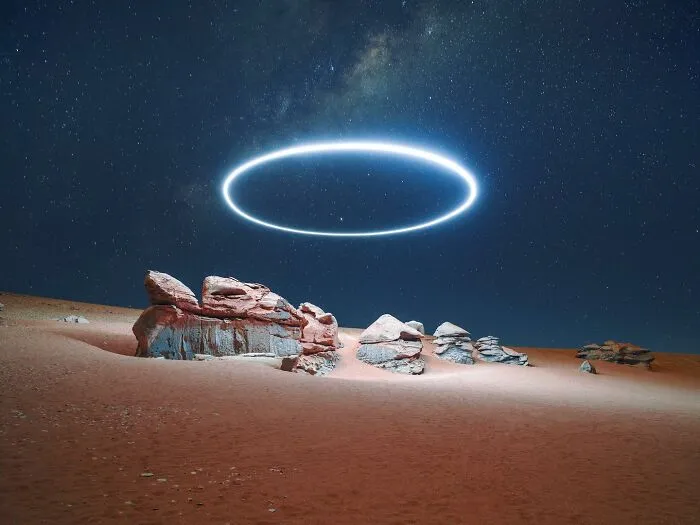 Surreal Landscapes Lit By Drones: 24 Photographs By Reuben Wu