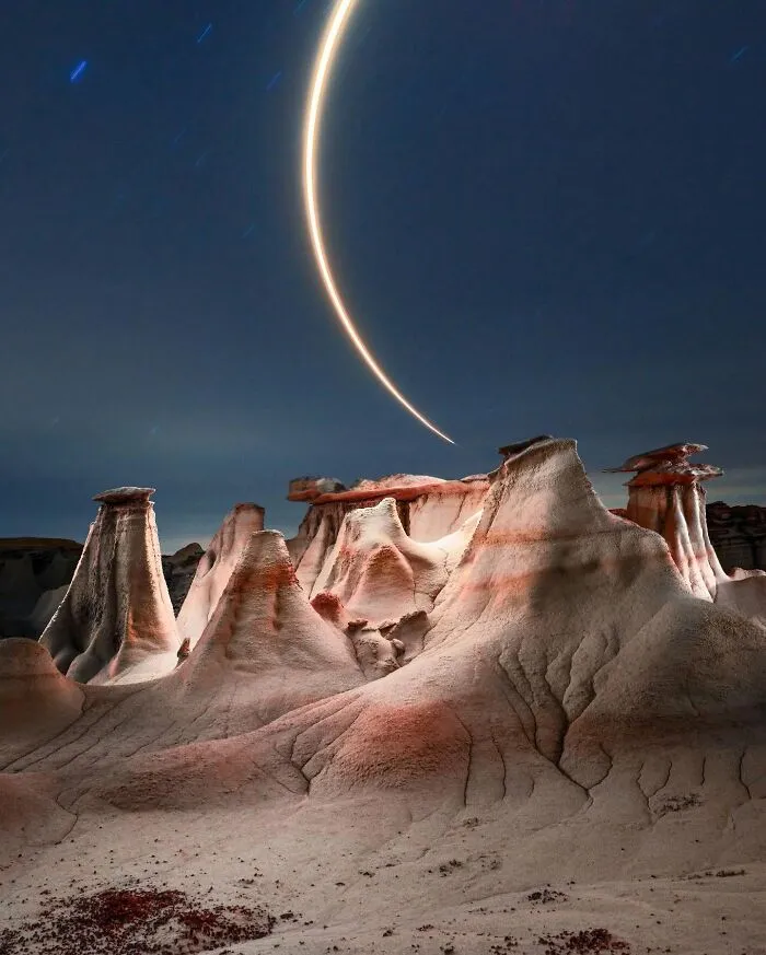 Surreal Landscapes Lit By Drones: 24 Photographs By Reuben Wu