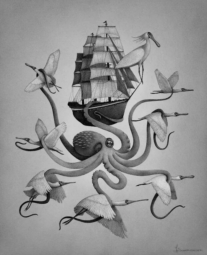 "The Sailing Spoonbills"