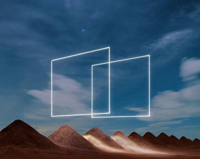 Surreal Landscapes Lit By Drones: 24 Photographs By Reuben Wu