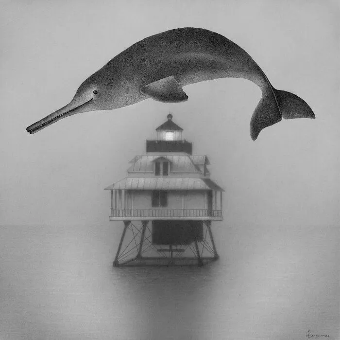 "Norton And The Charlotte Harbor Lighthouse"