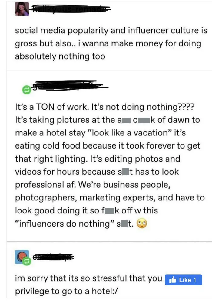 Influencer Gets Defensive Over Comment On ‘Making Money For Doing Nothing’, Gets Called Out For Entitlement