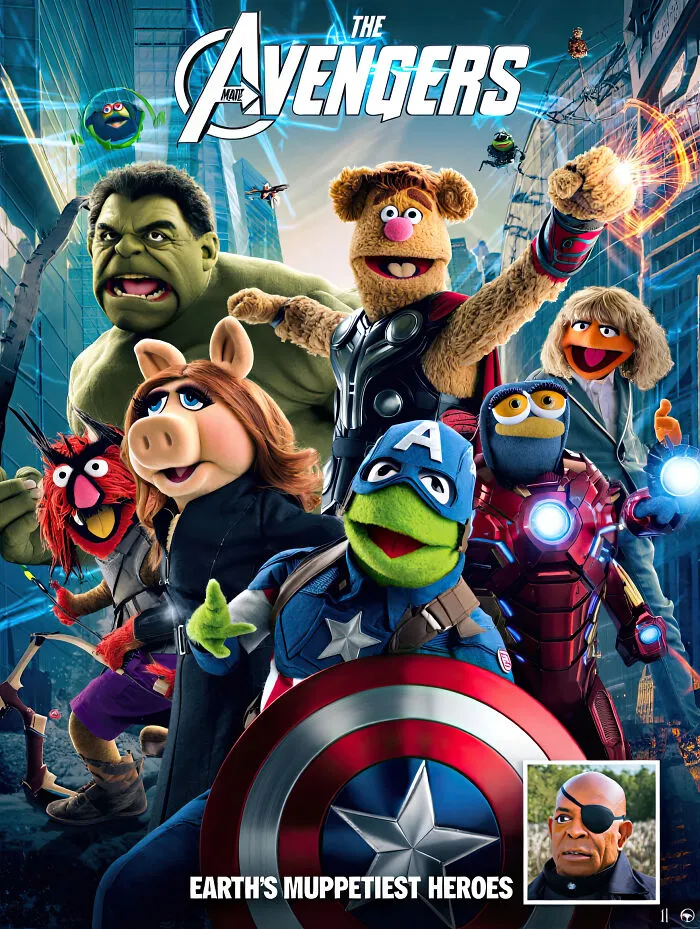 I Used AI To Create These Muppet-Inspired Movie Posters (40 Pics)