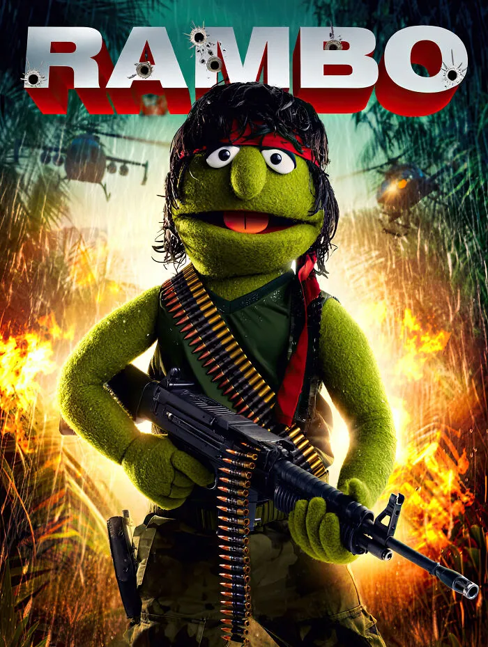 I Used AI To Create These Muppet-Inspired Movie Posters (40 Pics)