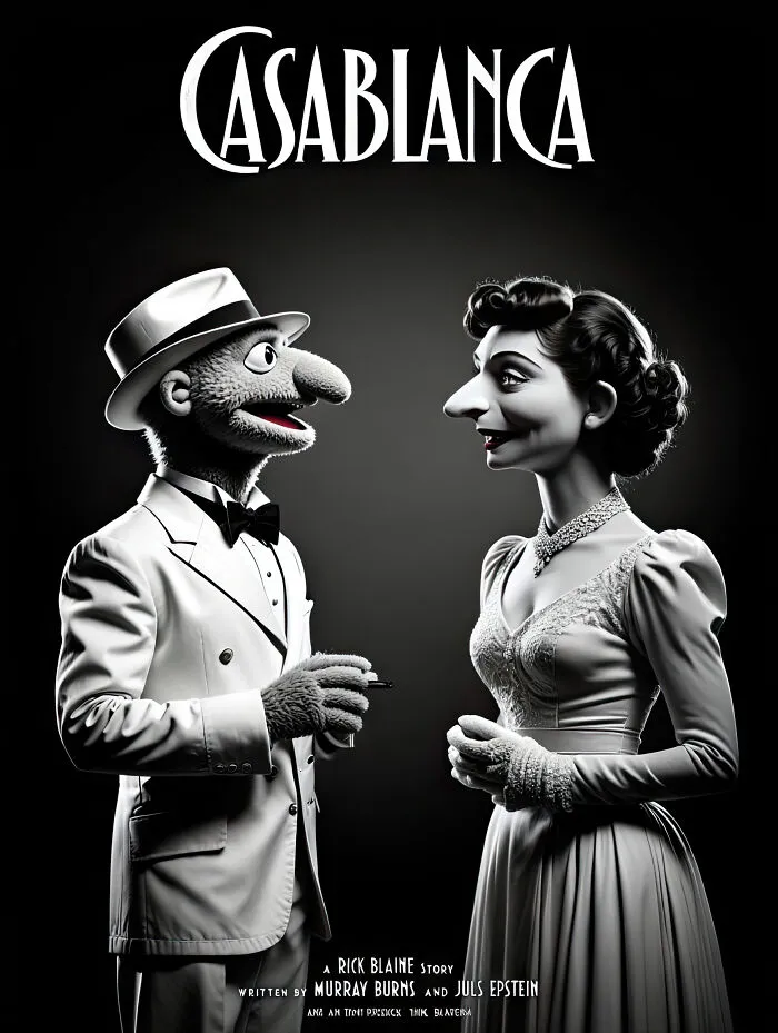I Used AI To Create These Muppet-Inspired Movie Posters (40 Pics)