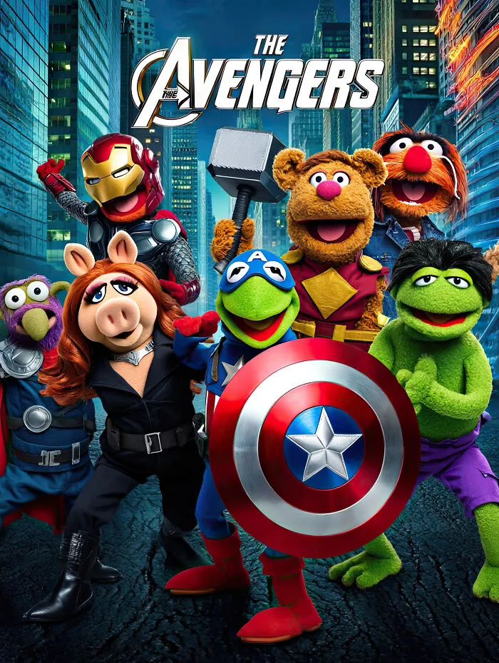 I Used AI To Create These Muppet-Inspired Movie Posters (40 Pics)