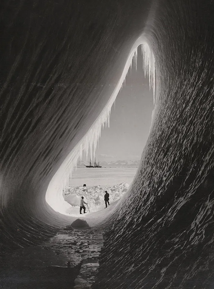 Grotto In An Iceberg, Photographed During The British Antarctic Expedition Of 1911-1913, 5 Jan 1911