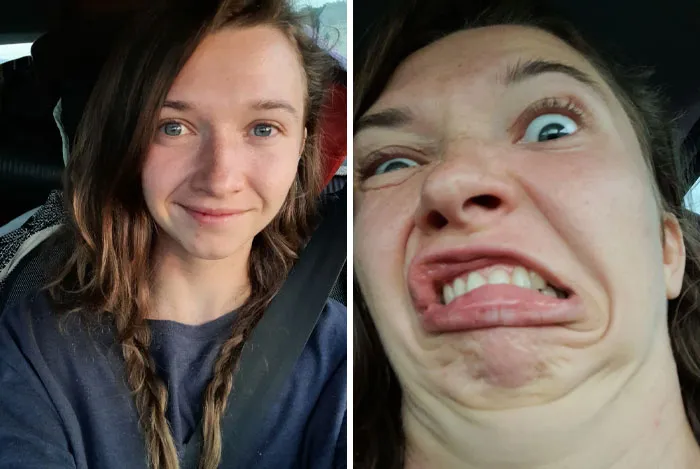 May The Freak Behind Cute Face Is Unleashed ... (Yee. I Got Really Bored In A Long Car Drive)