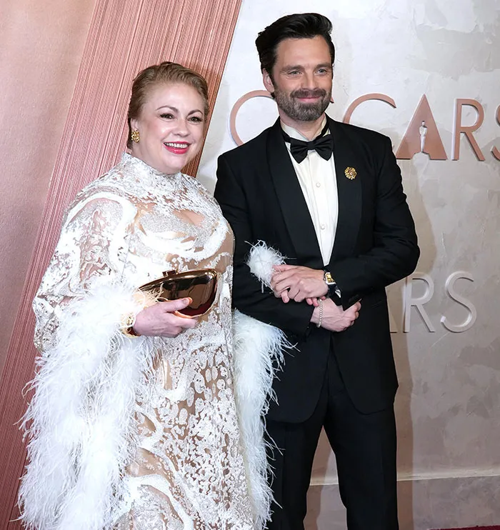 Sebastian Stan Proudly Walked Arm-In-Arm With His Mother