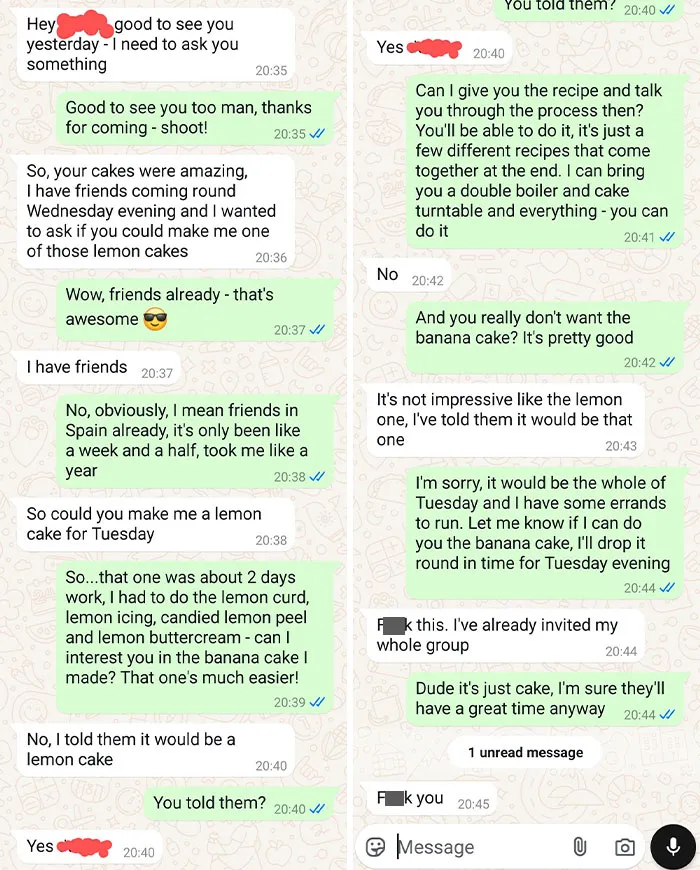 17 Yo Half Brother-In-Law Wants To Buy Friends With Cake