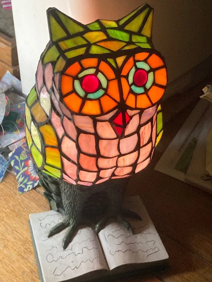 Tiffany Owl I Bought In Sue Ryder Stroud - Tacky Or Nice?