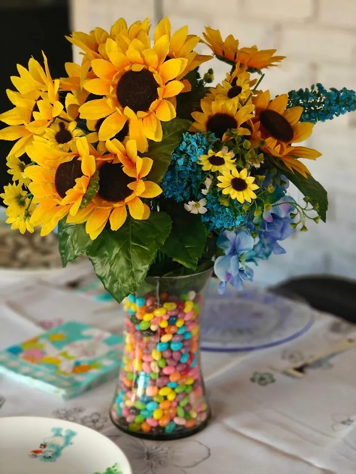 Jelly Bean Floral Arrangement!