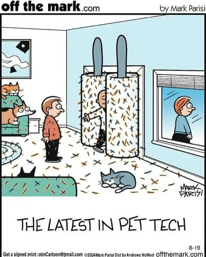 This Artist Sums Up Life With A Cat In His 23 New Funny Cartoons