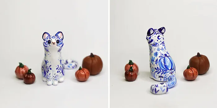 Artist Creates Adorable Animal Figurines, Here Are 48 Of Her Best Ones
