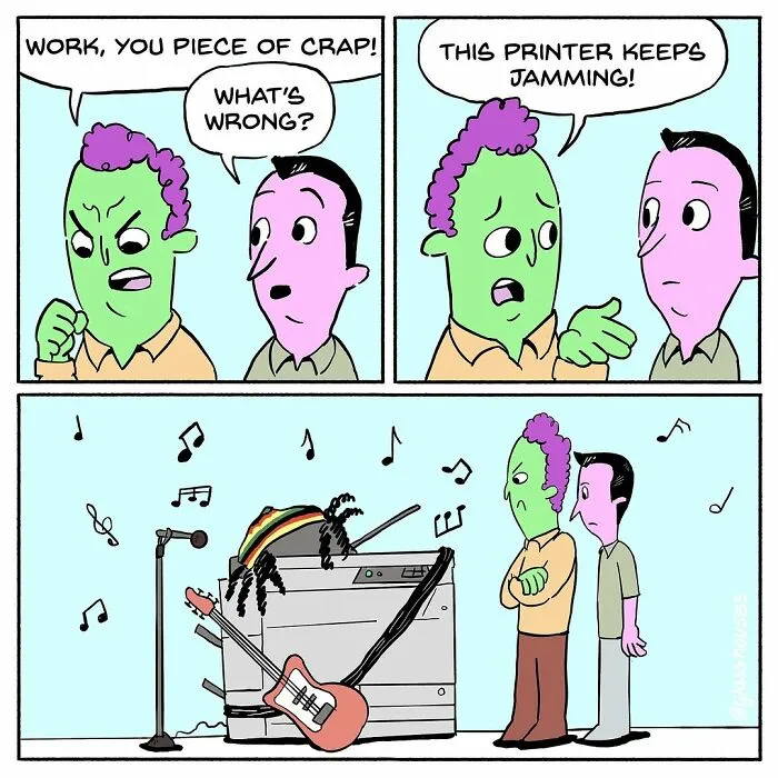 This Webcomic Artist Turns Dark Humor Into A Strikingly Unique Style (30 Pics)
