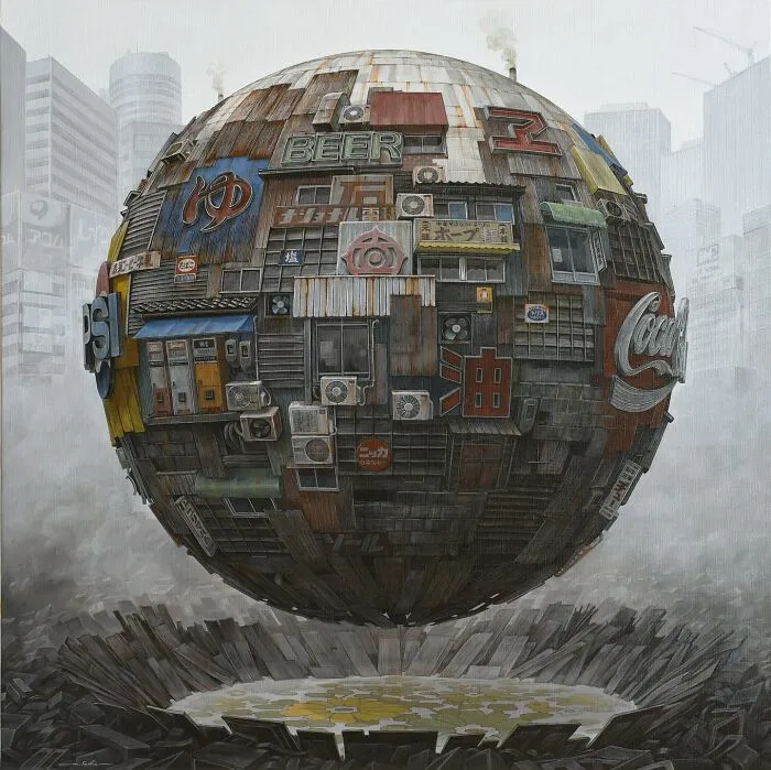 30 Futuristic And Eerie-Looking Orb Paintings That Symbolize Post-Apocalyptic Earth, By This Artist
