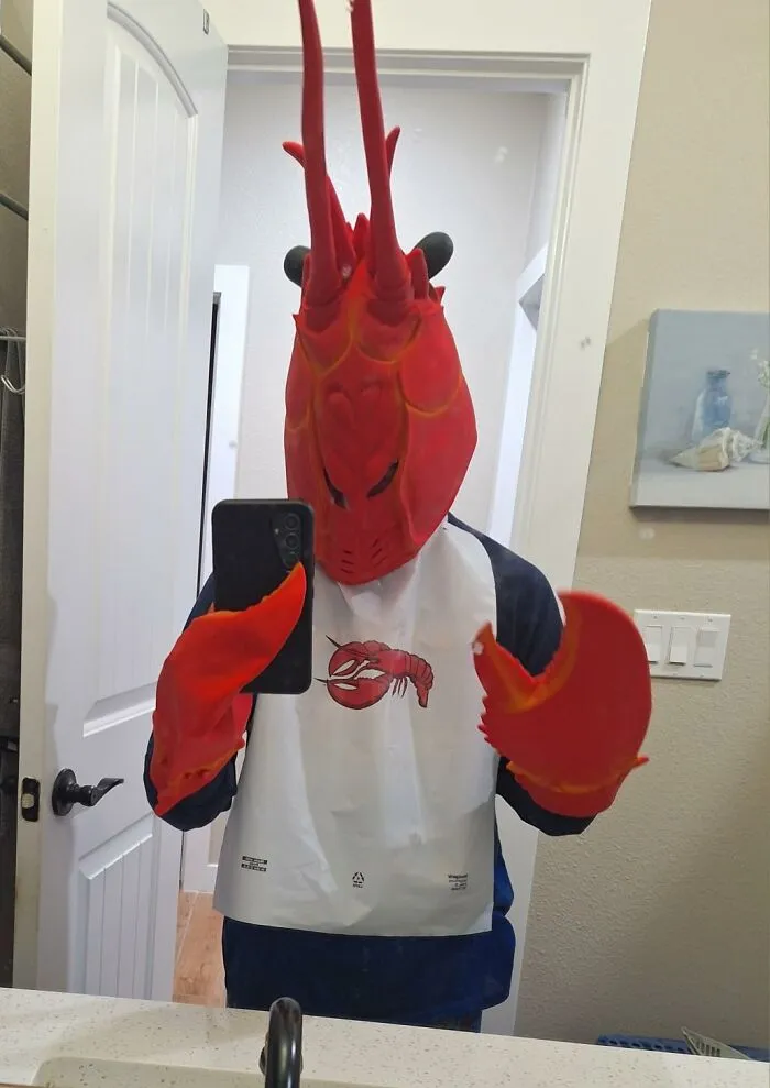 Become The Crustacean King Or Queen You Were Always Destined To Be With This <a Style="Display:inline;" Href="Https://Www.amazon.com/Lobster-Weapons-Cosplay-Halloween-Costume/Dp/B07jkp993b?ie=utf8&th=1&linkcode=ll1&tag=bppeacock-20&linkid=ceba05984c43cbcab1fb7032478c3694&language=en_us&ref_=as_li_ss_tl" Target="_blank"><span Style="Font: Inherit; Color: #d74b1f;"> Lobster Claws And Mask</Span>, Because It's Time To Shell Out Some Laughs And Crab Your Friends With Claws-Ome Cosplay Shenanigans
