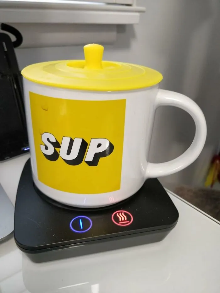 Stop Nuking Your Forgotten Coffee Like It Personally Offended You And Just Use An Affordable <a Style="Display:inline;" Href="Https://Www.amazon.com/Vobaga-Shut-Off-Temperature-Settings-Electric/Dp/B07sw28lbr?ie=utf8&th=1&linkcode=ll1&tag=bpbat-20&linkid=d6d6826456b03b17faa8aac7ae0ff960&language=en_us&ref_=as_li_ss_tl" Target="_blank"><span Style="Font: Inherit; Color: #d74b1f;"> Coffee Mug Warmer </Span> To Keep It Delightful