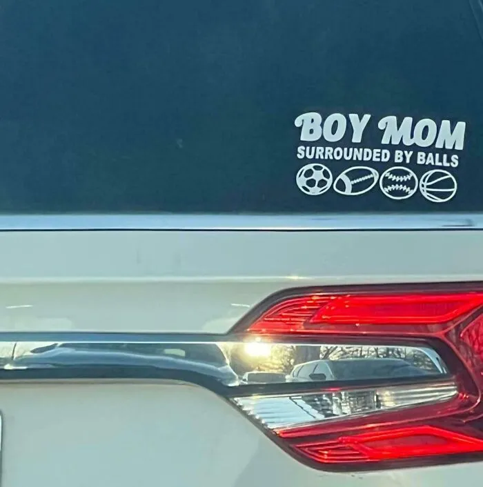 "Madre de chicos, rodeada de pelotas"