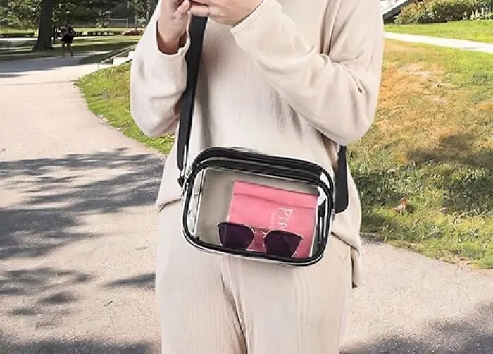 Keep Your Festival Necessities In Clear View With This Trendy <a Style="Display:inline;" Href="Https://Www.amazon.com/Paxiland-Stadium-Events-Sporting-Concert/Dp/B09pqqcb27?pf_rd_p=ef353051-7f4e-4bb0-Be18-162bd7f9248d&pf_rd_r=a38skekgx2xd5a0mapdr&th=1&linkcode=ll1&tag=bponion-20&linkid=8bd251a14df43ef9ee1bcc30a829b477&language=en_us&ref_=as_li_ss_tl" Target="_blank"><span Style="Font: Inherit; Color: #d74b1f;"> Clear Cross-Body Bag</Span> , Making Quick Work Of Those Long Security Lines