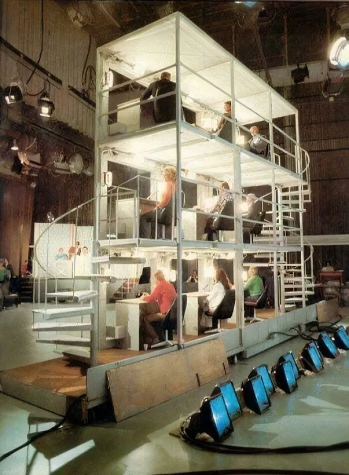 Backside Of The Hollywood Squares Set. 1976