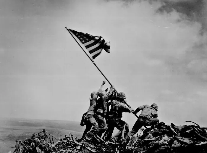 Flag Raising On Iwo Jima, February 23, 1945