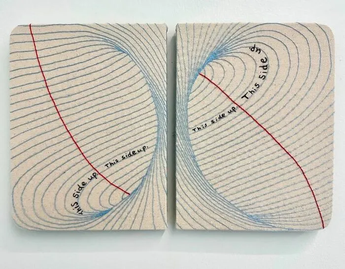 Stunning Embroidered Fabric Looks Just Like Books And Notebooks, By Candace Hicks (39 Pics)