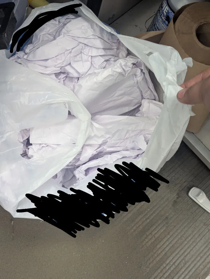 Customer Took The Filling Out Of Every Purse She Looked At, And Brought It All To The Front