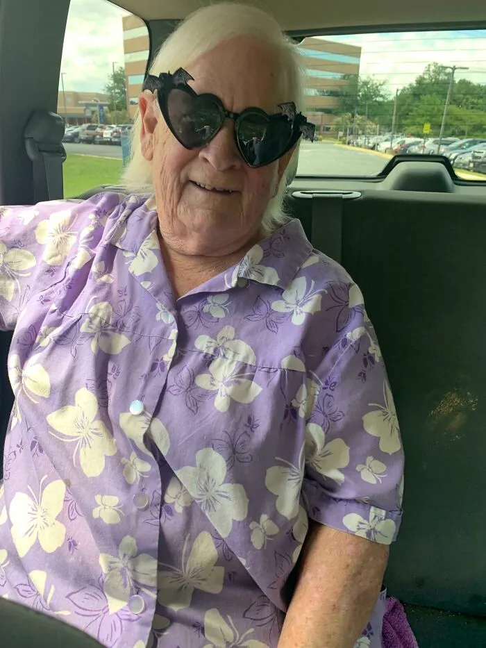 Took My Grandmother To The Doctors Today And She Pulls Out These Bat Sunglass She Got Of Etsy! Words Can’t Describe How Much This Women Means To Me