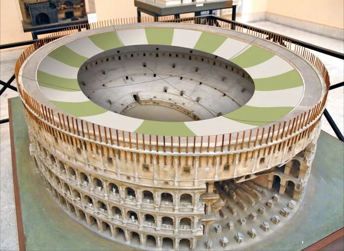 Velarium Of The Colosseum
