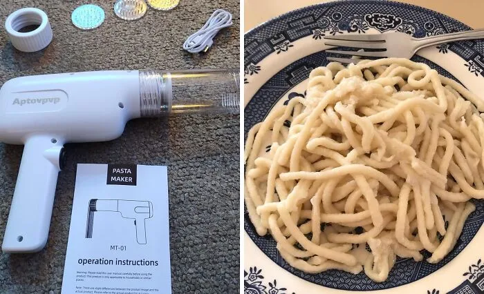 Pasta Night Just Got A Whole Lot More Hands-On With The <a Style="Display:inline;" Href="Https://Www.amazon.com/Handheld-Electric-Portable-Cordless-Automatic/Dp/B0d7r42fjz?ie=utf8&linkcode=ll1&tag=bpseal-20&linkid=941b8bb7dc0e96a2be695a385a91c45f&language=en_us&ref_=as_li_ss_tl" Target="_blank"><span Style="Font: Inherit; Color: #d74b1f;"> Handheld Electric Pasta Maker </Span>, Because Who Says You Can't Channel Your Inner Italian Grandma With The Touch Of A Button