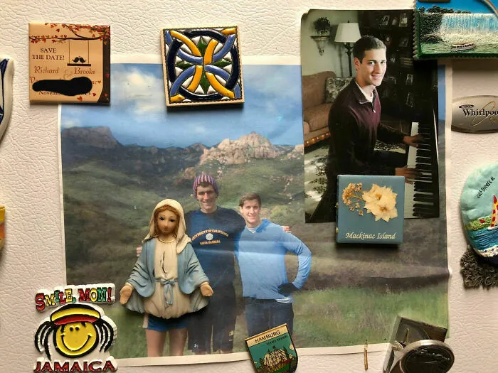 My Grandma Likes This Picture Of My Brother And Me On Her Fridge, But Isn't Particularly Fond Of My Ex