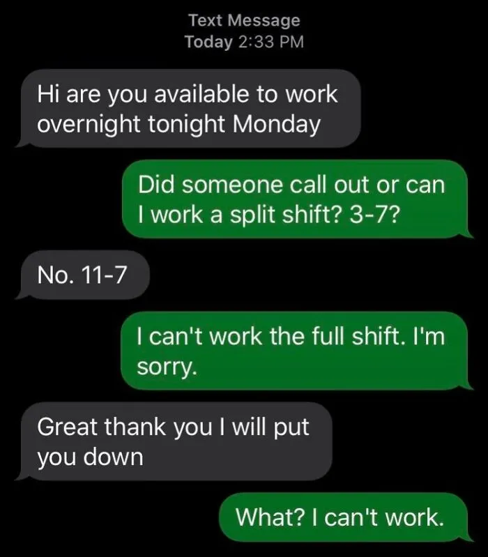 Great Thank You I Will Put You Down