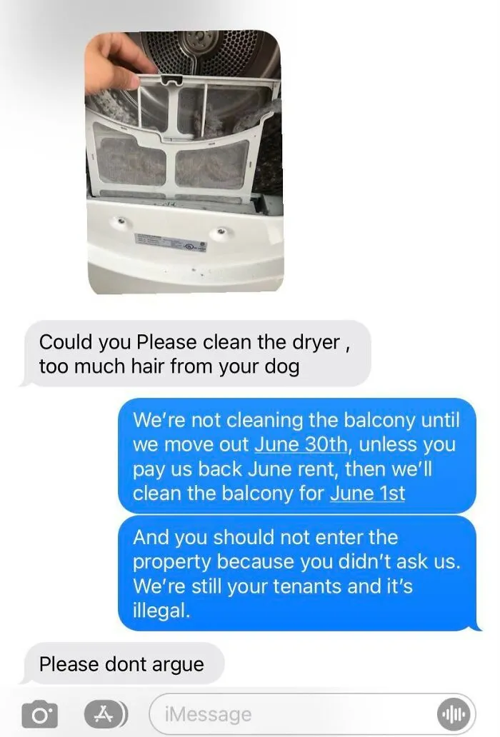 My Landlord Entered My Apartment Without Notice (Illegal) To Tell Me To Clean My Lint Trap