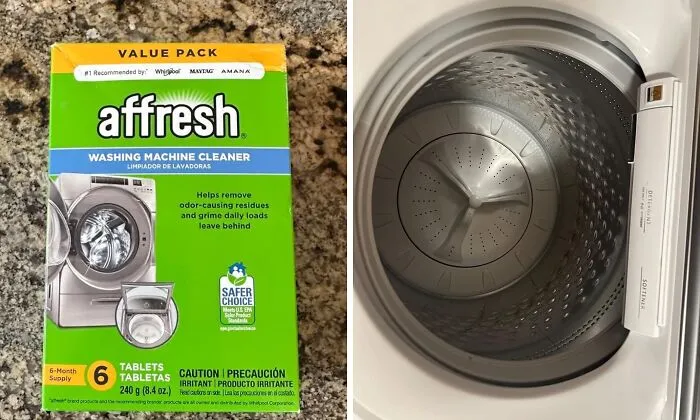 The <a Style="Display:inline;" Href="Https://Www.amazon.com/Affresh-Washer-Machine-Cleaner-6-Tablets/Dp/B00c91q86i?ie=utf8&th=1&linkcode=ll1&tag=bphamster-20&linkid=c3543b5bf41a87938558072652cae1e7&language=en_us&ref_=as_li_ss_tl" Target="_blank"><span Style="Font: Inherit; Color: #d74b1f;"> Affresh Washing Machine Cleaner </Span> Is Like A Detox For Your Washing Machine, Ridding It Of All The Gross Buildup And Lingering Funk, So Your Clothes Can Come Out Smelling Fresh And Not Like Last Week's Gym Socks