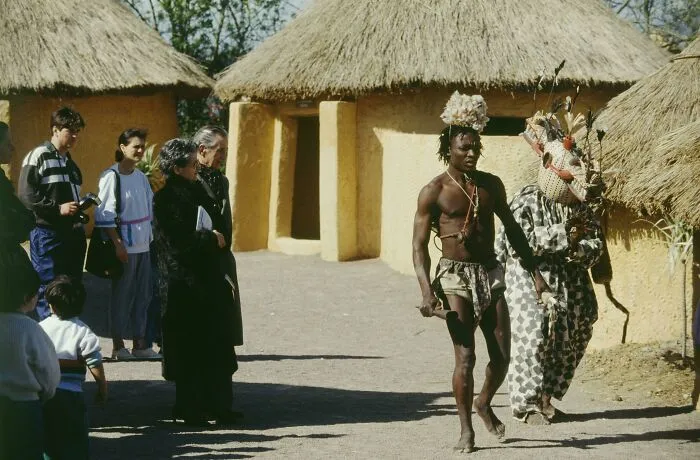 Bamboula’s Village, France, 1994. A Human Zoo Which Trafficked Victims, Withheld Their Passports, And Forced Them To Perform Seven Days A Week. Owners Were Fined 1 French Franc