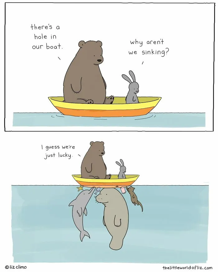 22 Funny Everyday Moments Of Talking Animals Illustrated By "The Simpsons" Animator Liz Climo (New Comics)