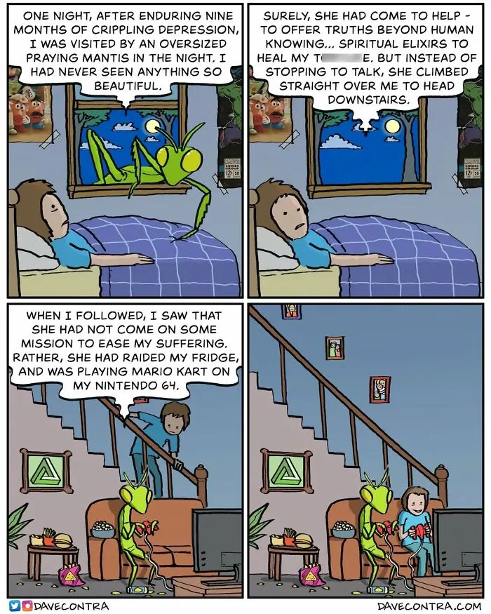 24 Darkly Twisted Comics By Dave Contra That Might Make You Laugh, Then Stare Into The Void (New Pics)