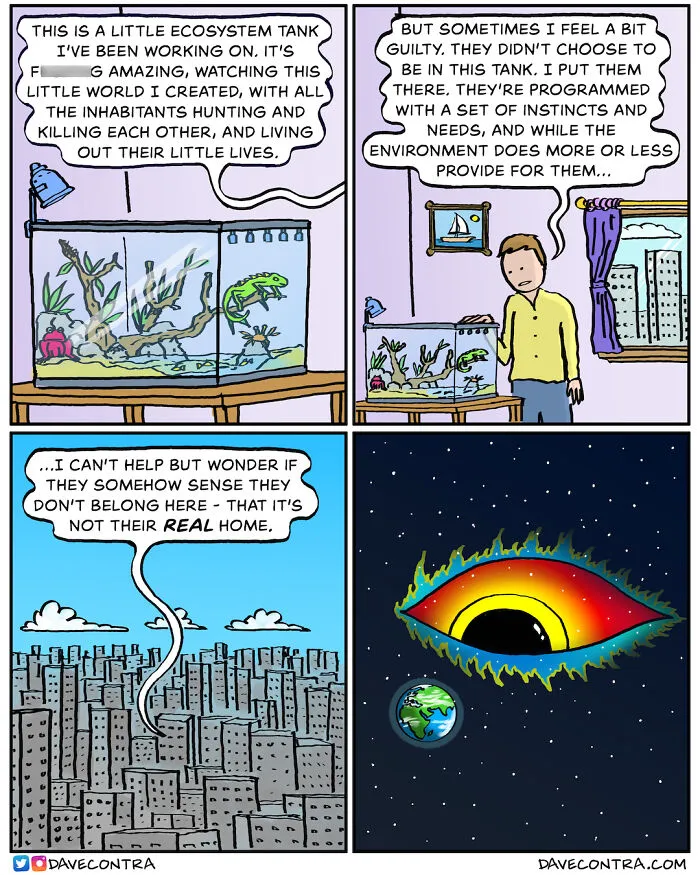 24 Darkly Twisted Comics By Dave Contra That Might Make You Laugh, Then Stare Into The Void (New Pics)