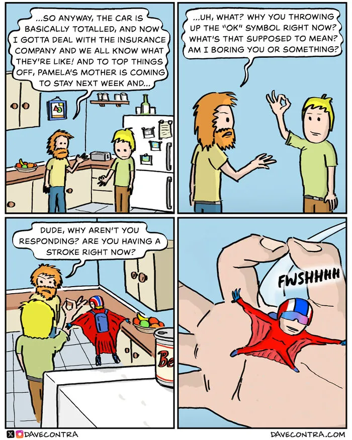 24 Darkly Twisted Comics By Dave Contra That Might Make You Laugh, Then Stare Into The Void (New Pics)