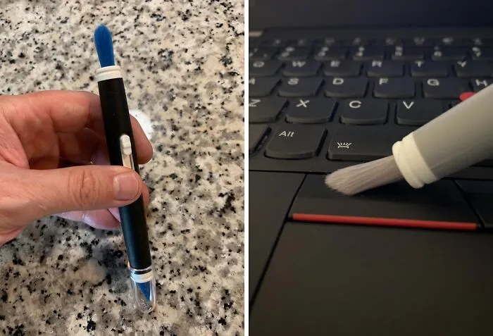 Getting All The Cheeto Dust Out Of Your Keyboard Is Now Slightly Less Impossible Thanks To An <a Style="Display:inline;" Href="Https://Www.amazon.com/Oxo-Grips-Electronics-Cleaning-Brush/Dp/B0050b6cyw?ie=utf8&th=1&linkcode=ll1&tag=bpwalrus-20&linkid=63e380a81dd47403b6108bba62e764ee&language=en_us&ref_=as_li_ss_tl" Target="_blank"><span Style="Font: Inherit; Color: #d74b1f;"> Electronics Cleaning Brush </Span>